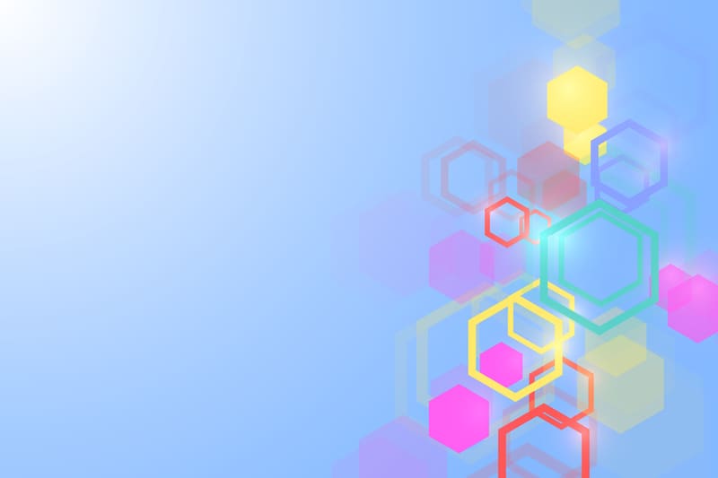Abstract medical background. DNA research. Hexagonal structure molecule and communication background for medicine, science, technology. Vector illustration